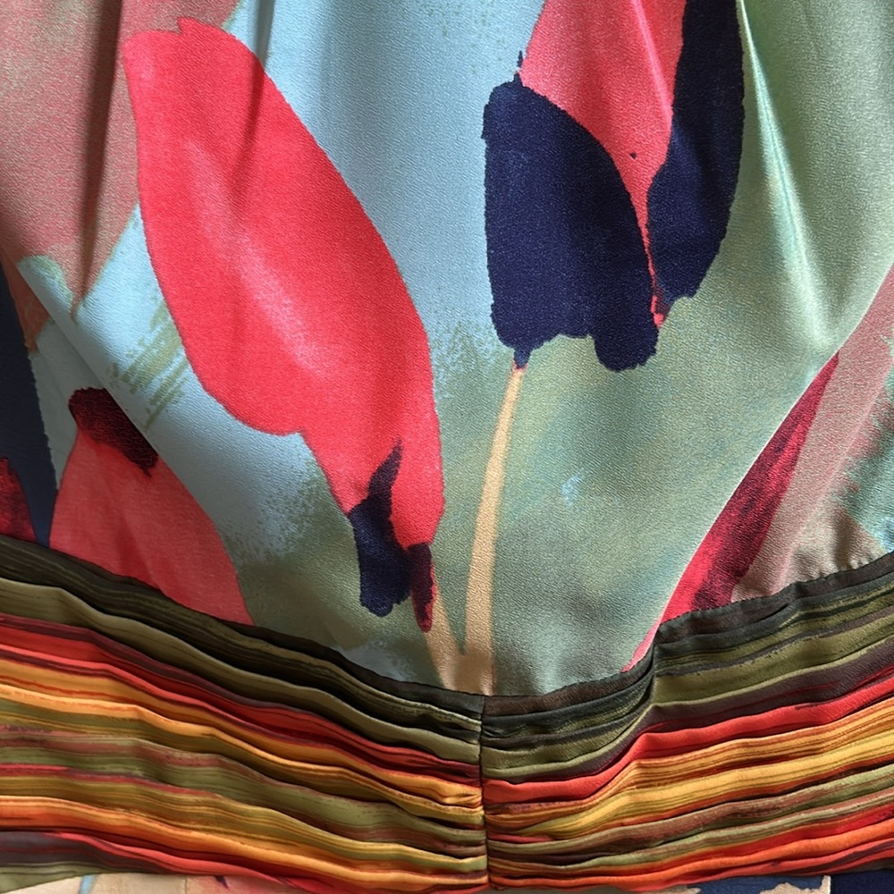 Floral Sleeveless Dress - Multicolor - Picture 4 of 4